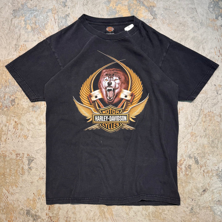 古着 USA製 Harley-Davidson/ハーレーダビッドソン/ プリントTシャツ/ サイズL