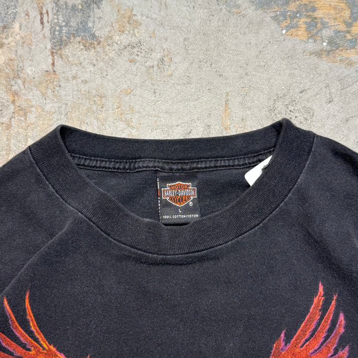 古着 USA製 Harley-Davidson/ハーレーダビッドソン/ プリントTシャツ/ サイズL