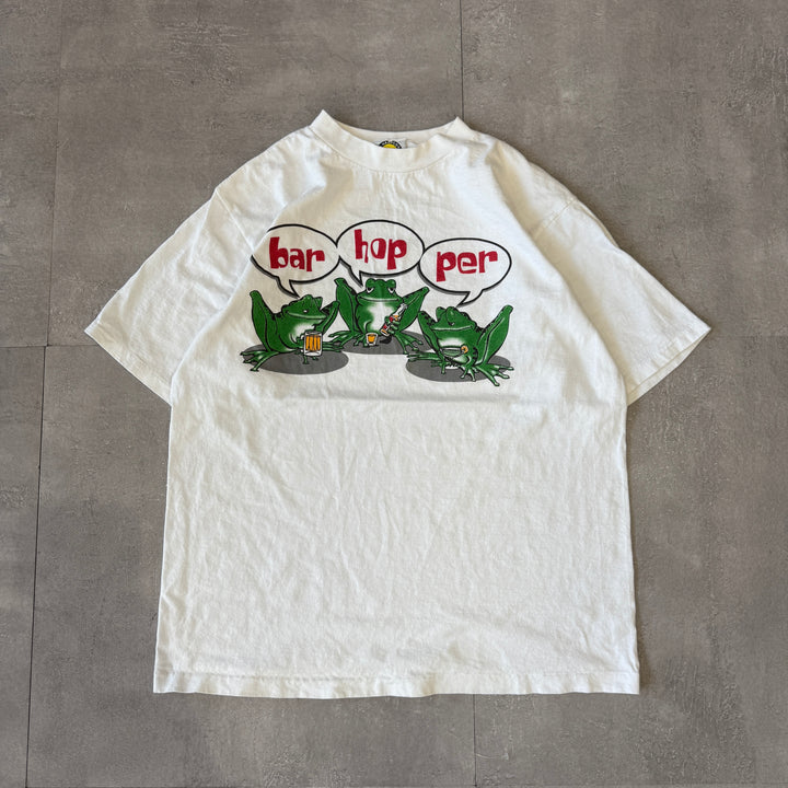 古着 USA製 80's~90's USAVINTAGE BAR HOP PER プリントTシャツ サイズL
