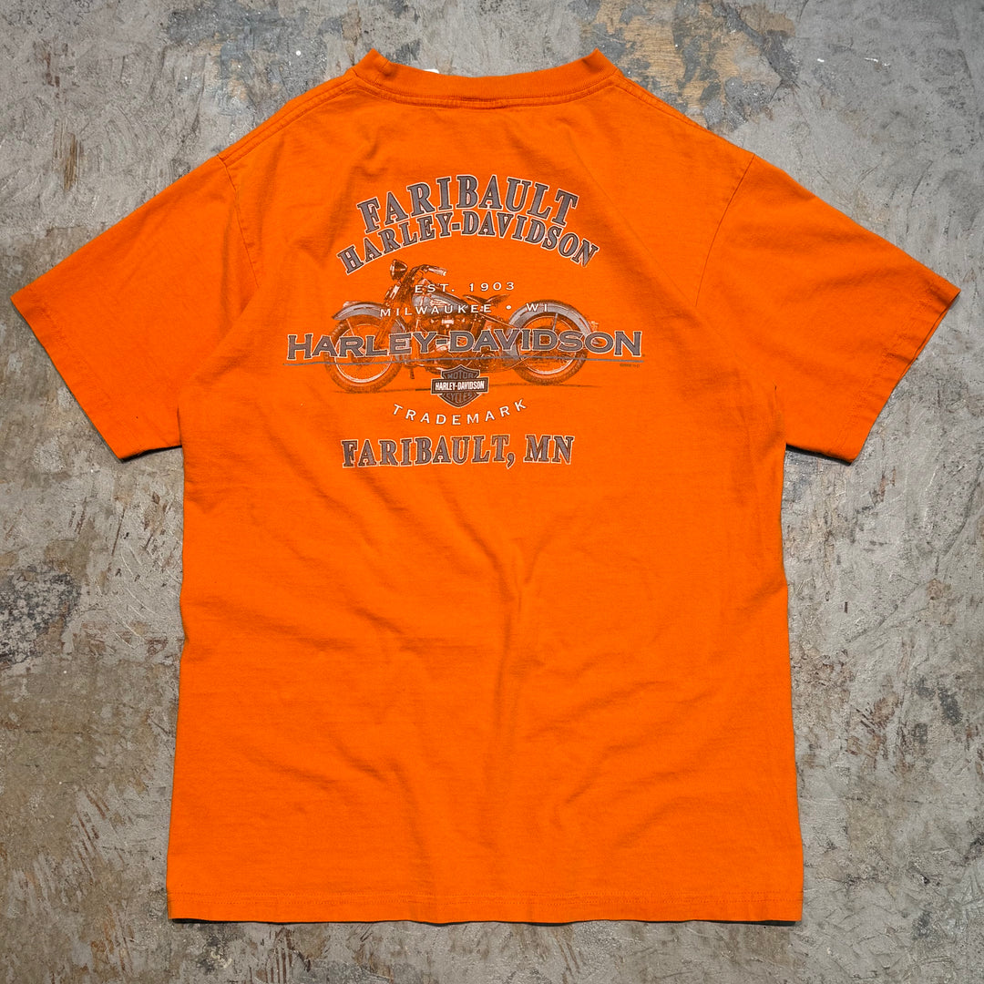古着 USA製 Harley-Davidson/ハーレーダビッドソン/ プリントTシャツ/ サイズL