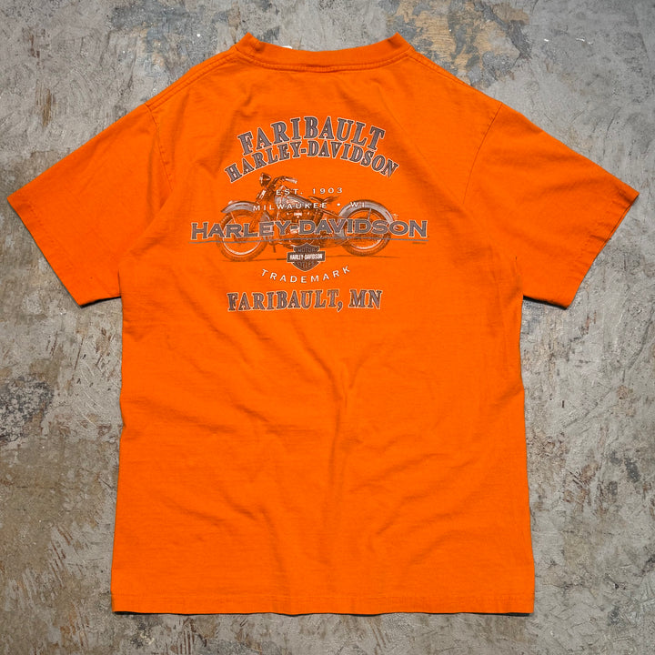 古着 USA製 Harley-Davidson/ハーレーダビッドソン/ プリントTシャツ/ サイズL