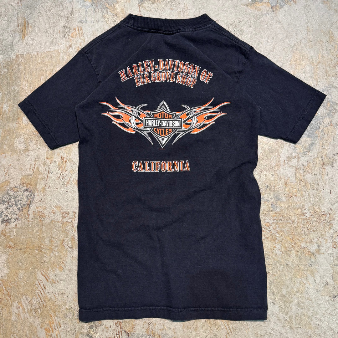 古着 USA製 Harley-Davidson/ハーレーダビッドソン/ プリントTシャツ/ サイズS