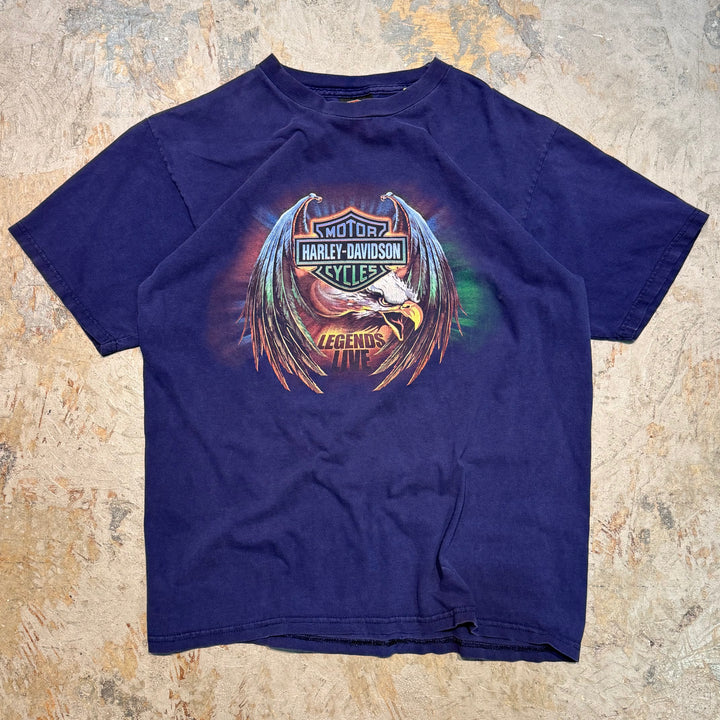 古着 USA製 Harley-Davidson/ハーレーダビッドソン/ プリントTシャツ/ サイズL