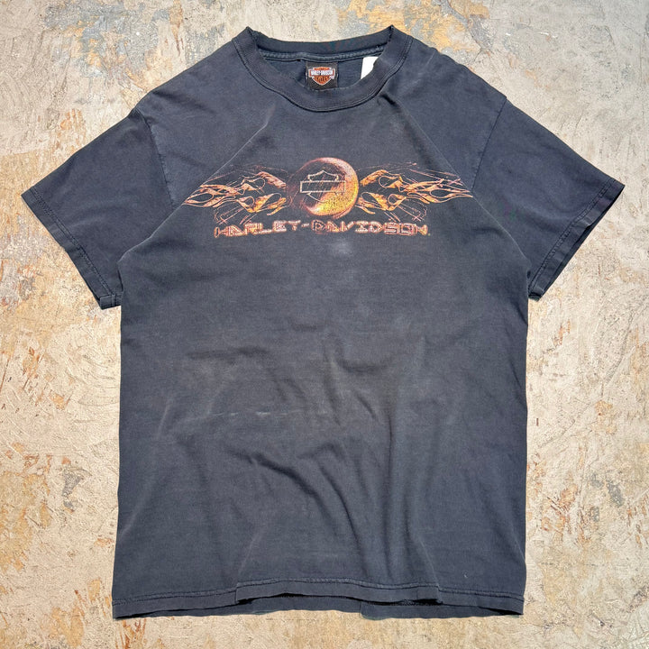 古着 USA製 Harley-Davidson/ハーレーダビッドソン/ プリントTシャツ/ サイズM