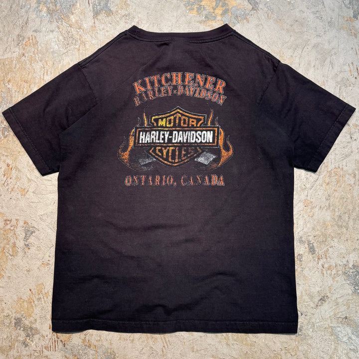 古着 USA製 Harley-Davidson/ハーレーダビッドソン/ プリントTシャツ/ サイズM