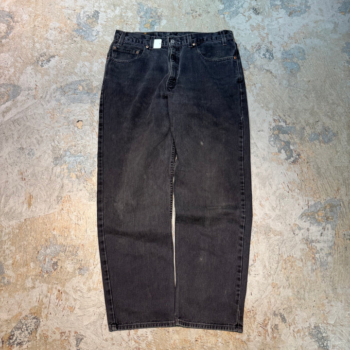 古着 USA製 Levi's/リーバイス/Black Denim Pants/ブラックデニムパンツ/550/実寸サイズ33×30