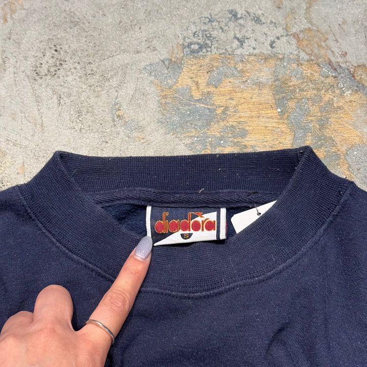 古着 DIADORA/ ディアドラ/ クルーネックロゴスウェット/ サイズS