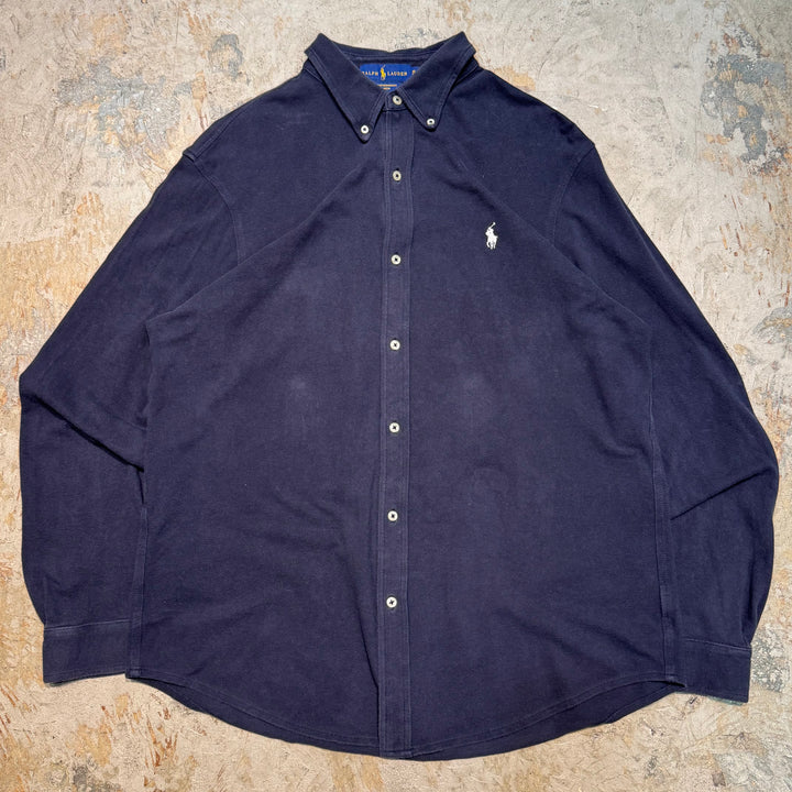 古着 Ralph Lauren/ ラルフ ローレン/ ボタンダウン長袖シャツ/ サイズXL