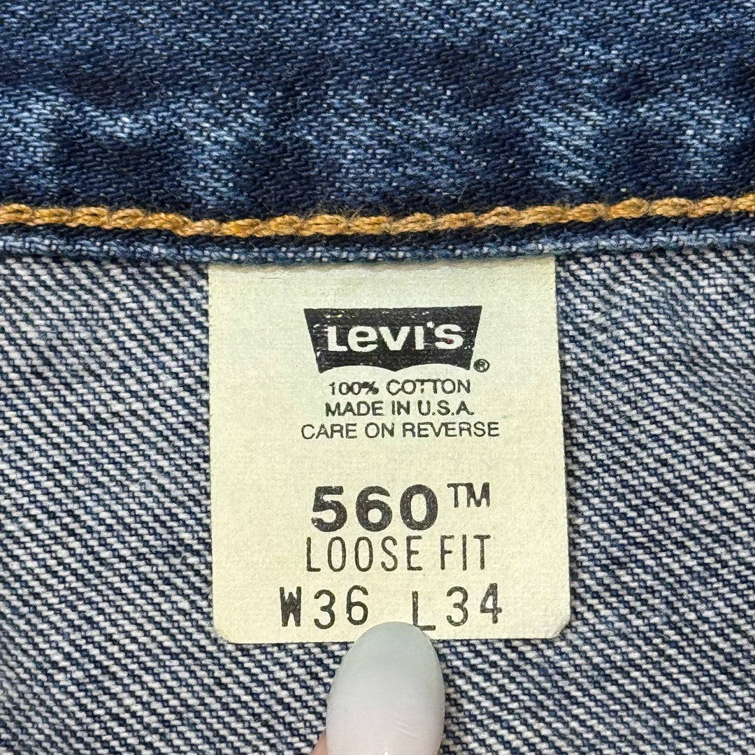 古着 USA製 01's Levi's / リーバイス/ デニムパンツ/ 560/ 実寸サイズ33×34