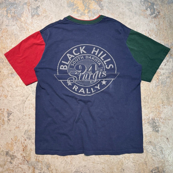 古着 USA製 93's Harley-Davidson/ ハーレーダビッドソン/ プリントTシャツ/ サイズL
