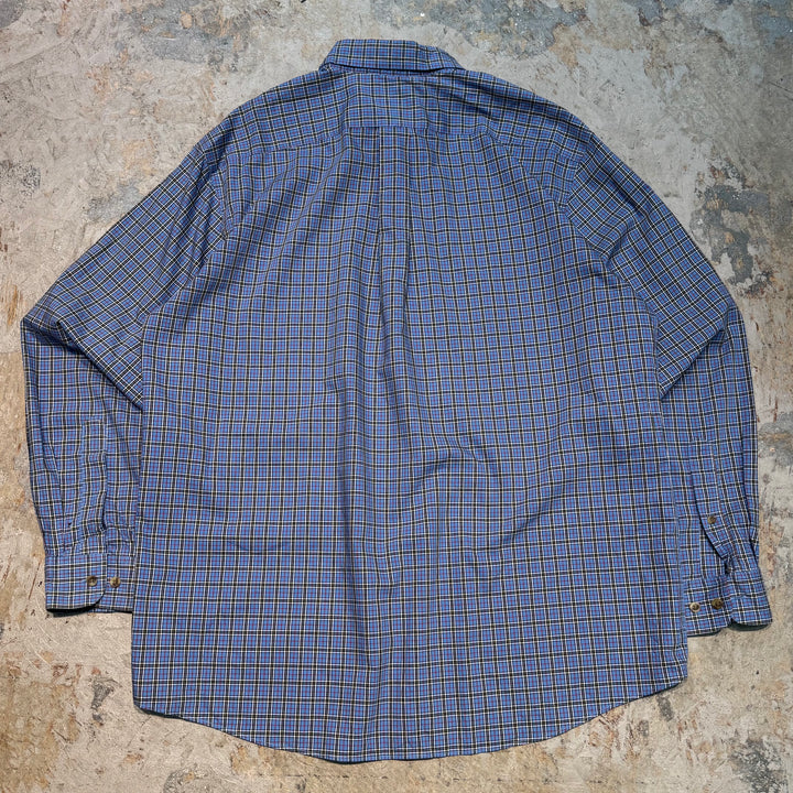 古着 L.L.Bean/ エルエルビーン/ ボタンダウン長袖シャツ/ チェック柄/ サイズL