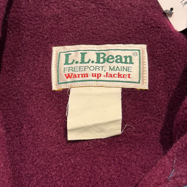 古着 80's L.L.Bean/ エルエルビーン/ウォームアップジャケット/ 裏地フリース/ サイズM相当