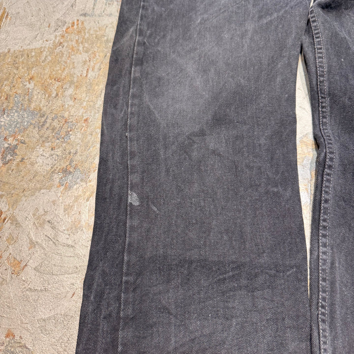 古着 USA製 Levi's/リーバイス/Black Denim Pants/ブラックデニムパンツ/505/実寸サイズ34×29