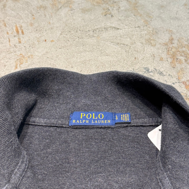 古着 POLO by Ralph Lauren/ポロラルフローレン/ハーフジップコットンニットセーター/サイズL