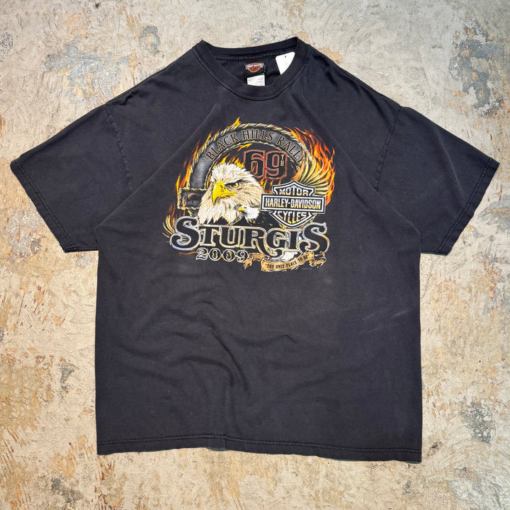 古着 USA製 Harley-Davidson/ハーレーダビッドソン/ プリントTシャツ/ サイズXL