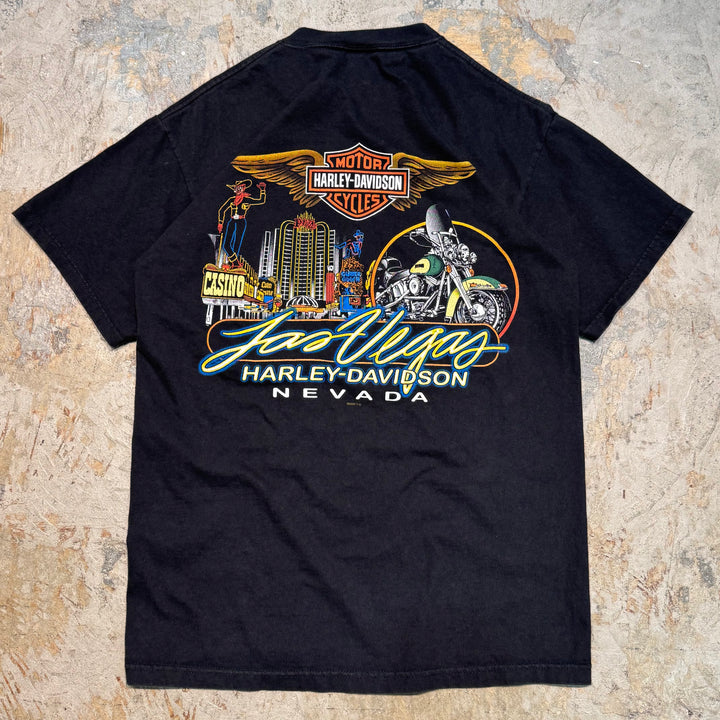 古着 USA製 Harley-Davidson/ハーレーダビッドソン/ プリントTシャツ/ サイズM