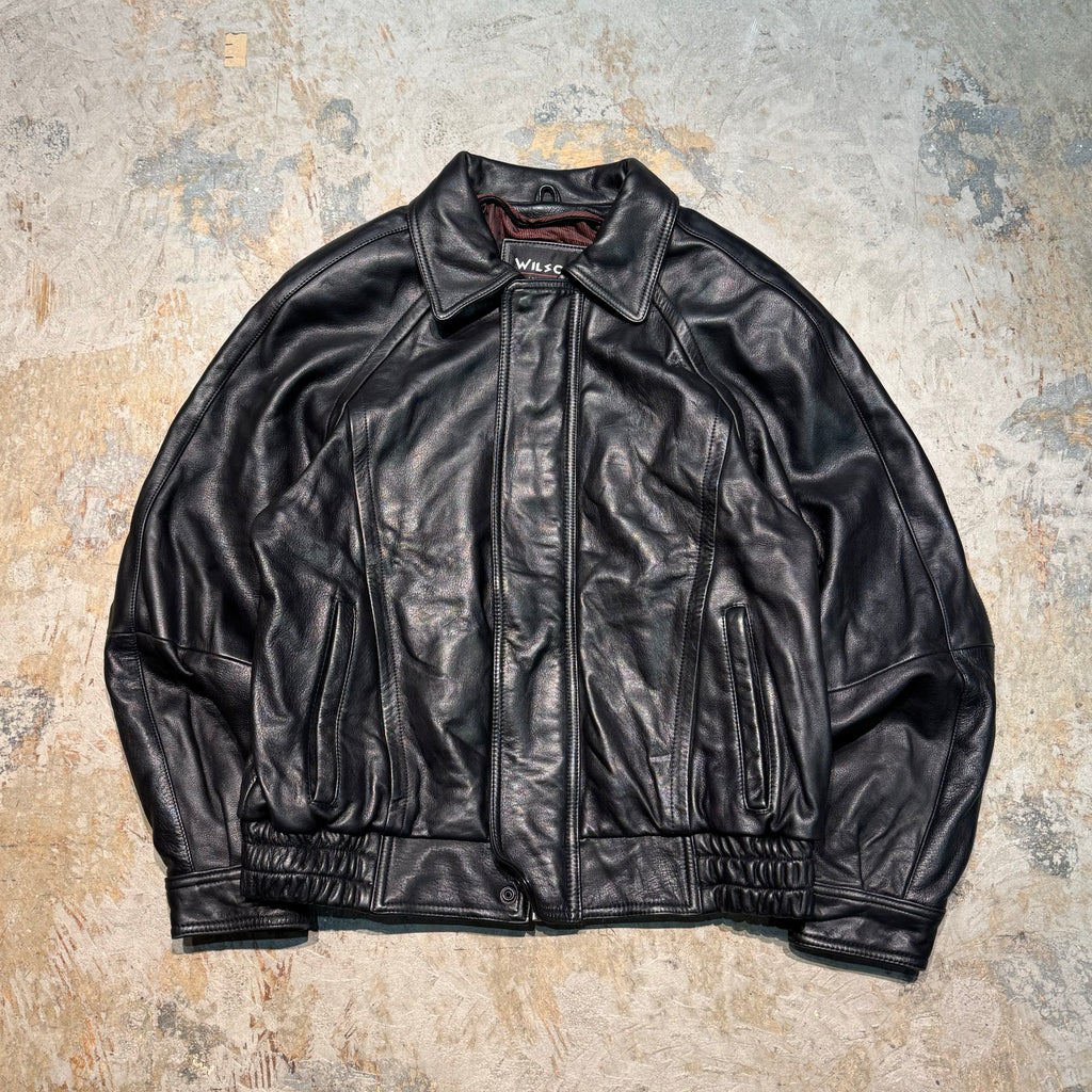 古着 WILSONS THE LEATHER EXPERTS/ウィルソンズレザー/ジップアップ