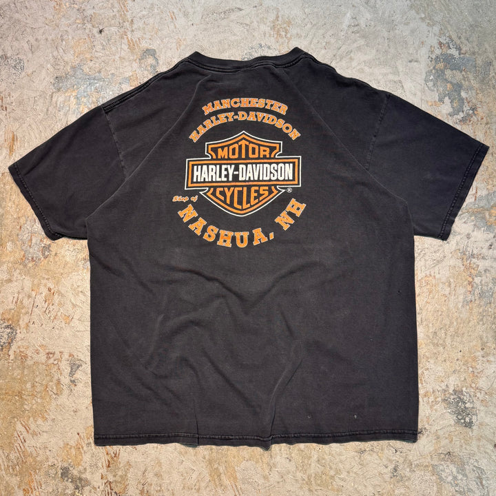 古着 USA製 Harley-Davidson/ハーレーダビッドソン/ プリントTシャツ/ サイズ2XL