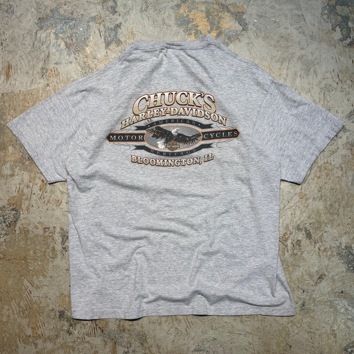 古着 USA製 Harley-Davidson/ハーレーダビッドソン/ プリントTシャツ/ サイズXL
