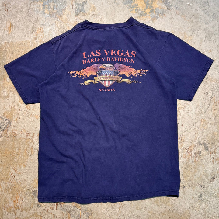 古着 USA製 Harley-Davidson/ハーレーダビッドソン/ プリントTシャツ/ サイズL