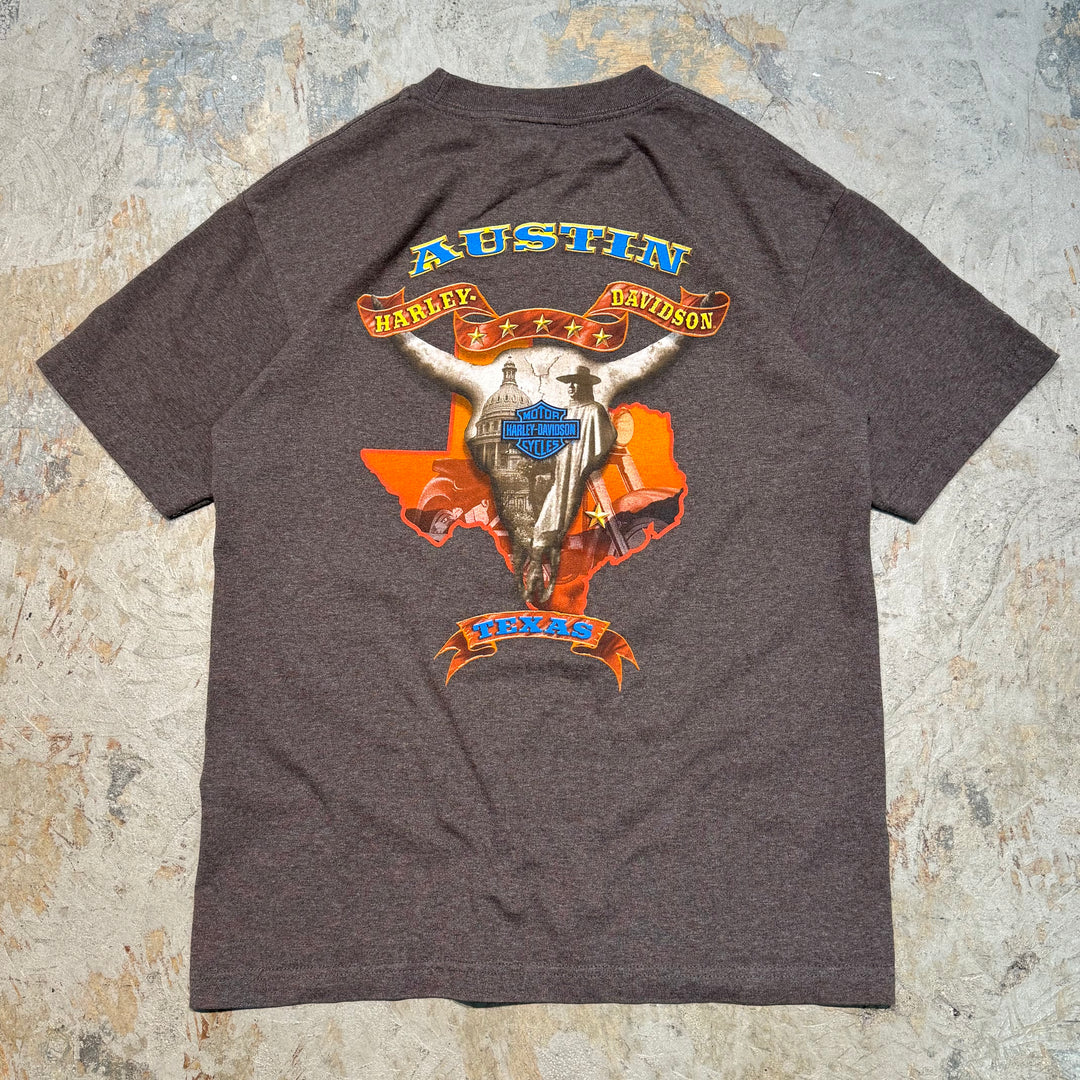 古着 USA製 Harley-Davidson/ハーレーダビッドソン/ プリントTシャツ/ サイズM