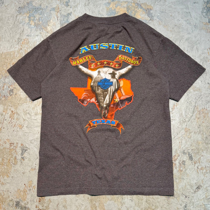 古着 USA製 Harley-Davidson/ハーレーダビッドソン/ プリントTシャツ/ サイズM