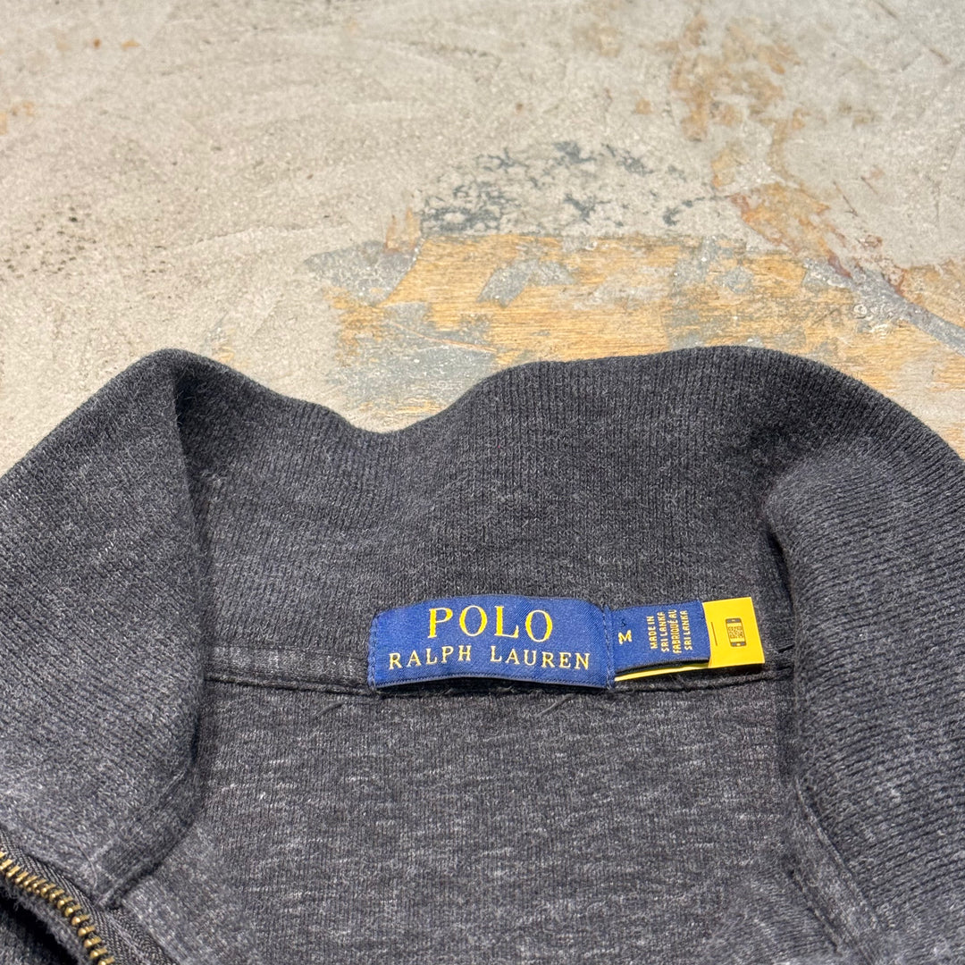 古着 POLO by Ralph Lauren/ポロラルフローレン/ハーフジップニットセーター/サイズM