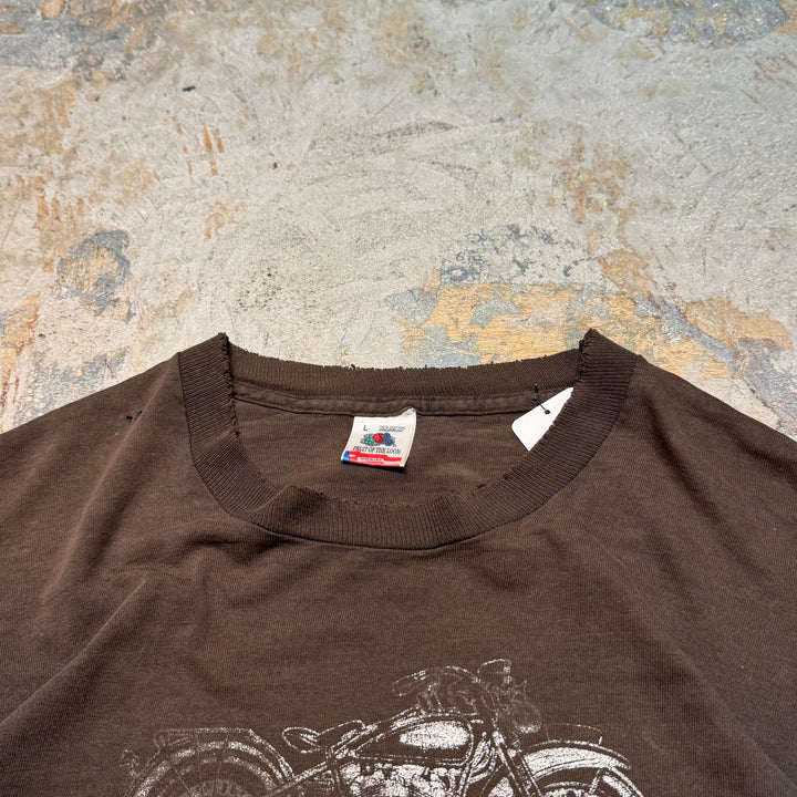 古着 USA製 FRUIT OF THE LOOM/ フルーツオブザルーム/ Harley-Davidson/ ハーレーダビッドソン/ プリントTシャツ/ サイズM相当