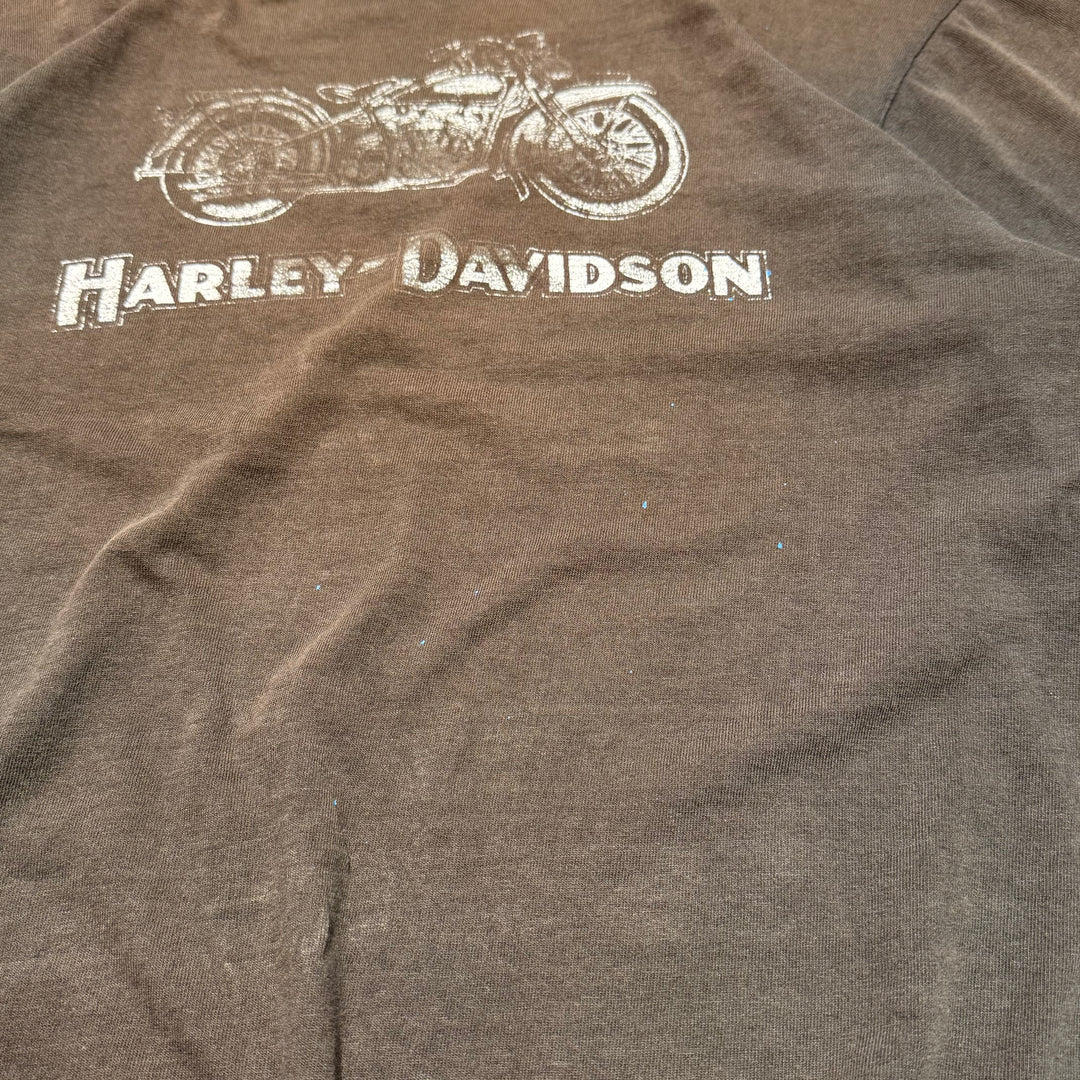古着 USA製 FRUIT OF THE LOOM/ フルーツオブザルーム/ Harley-Davidson/ ハーレーダビッドソン/ プリントTシャツ/ サイズM相当