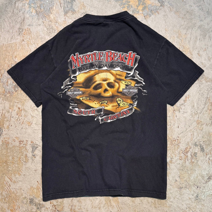 古着 USA製 Harley-Davidson/ハーレーダビッドソン/ プリントTシャツ/ サイズM
