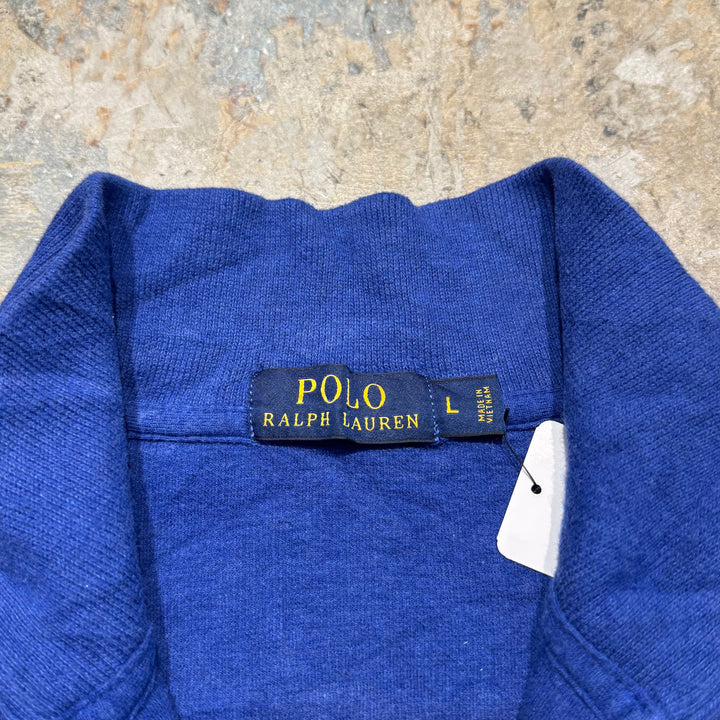 古着 POLO by Ralph Lauren/ ポロラルフローレン/ ハーフジップニットセーター/ サイズL