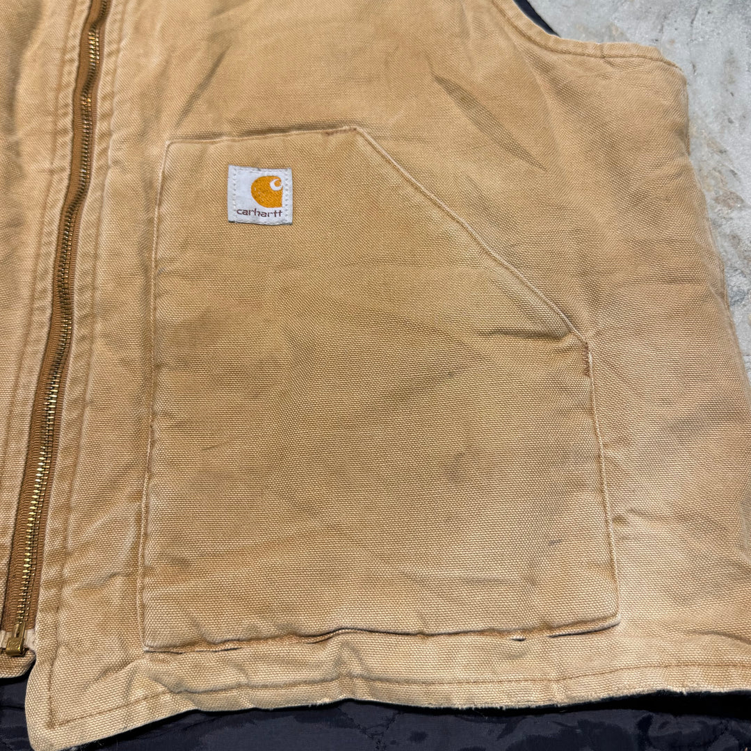 古着 Carhartt/ カーハート/ ダックベスト/ ダック地/ サイズXL