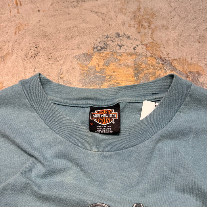 古着 USA製 Harley-Davidson/ハーレーダビッドソン/ プリントTシャツ/ サイズXL