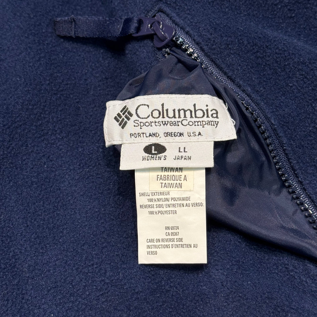 古着 COLUMBIA/ コロンビア/ リバーシブルナイロンベスト/裏地フリース/ サイズWOMEN'S L