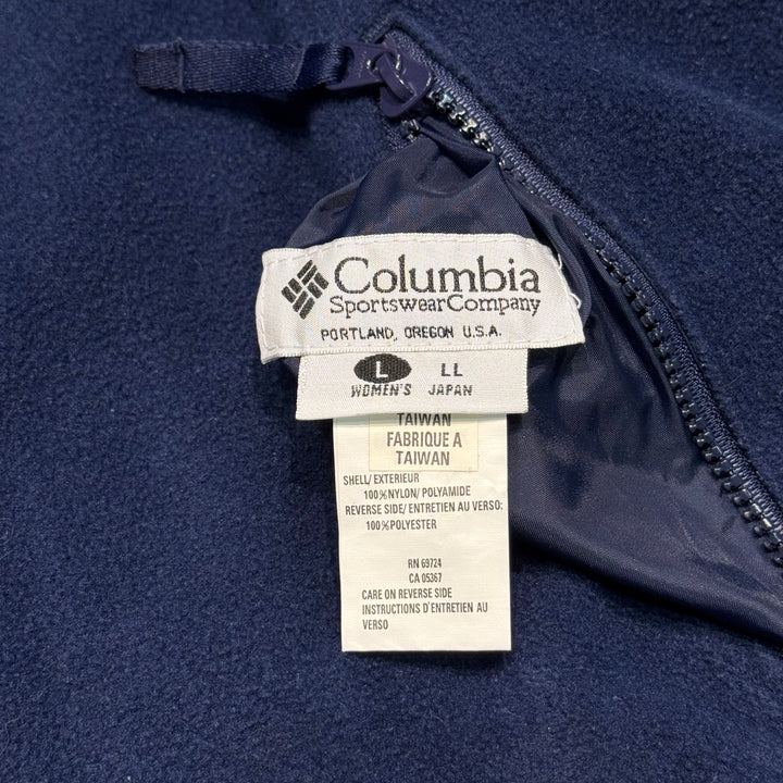 古着 COLUMBIA/ コロンビア/ リバーシブルナイロンベスト/裏地フリース/ サイズWOMEN'S L