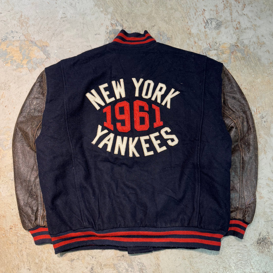 古着 MIRAGE/ ミラージュ/ COOPERTTOWN COLLECTION/ NEW YORK YANKEES/ ニューヨークヤンキース/ スタジャン/ サイズM