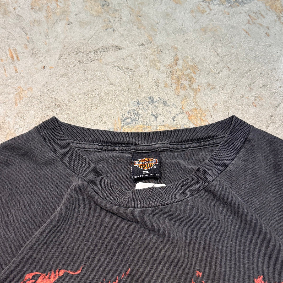 古着 USA製 Harley-Davidson/ハーレーダビッドソン/ プリントTシャツ/ サイズ2XL