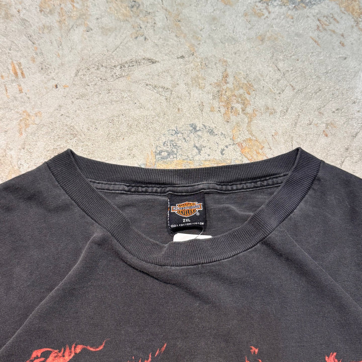 古着 USA製 Harley-Davidson/ハーレーダビッドソン/ プリントTシャツ/ サイズ2XL