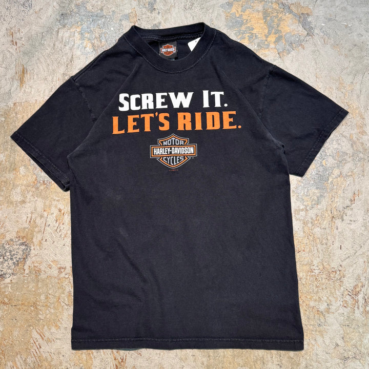 古着 USA製 Harley-Davidson/ハーレーダビッドソン/ プリントTシャツ/ サイズM