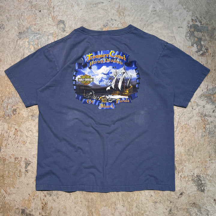 古着 USA製 Harley-Davidson/ハーレーダビッドソン/ プリントTシャツ/ サイズXL