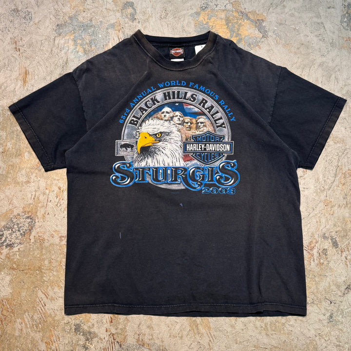 古着 USA製 Harley-Davidson/ハーレーダビッドソン/ プリントTシャツ/ サイズXL