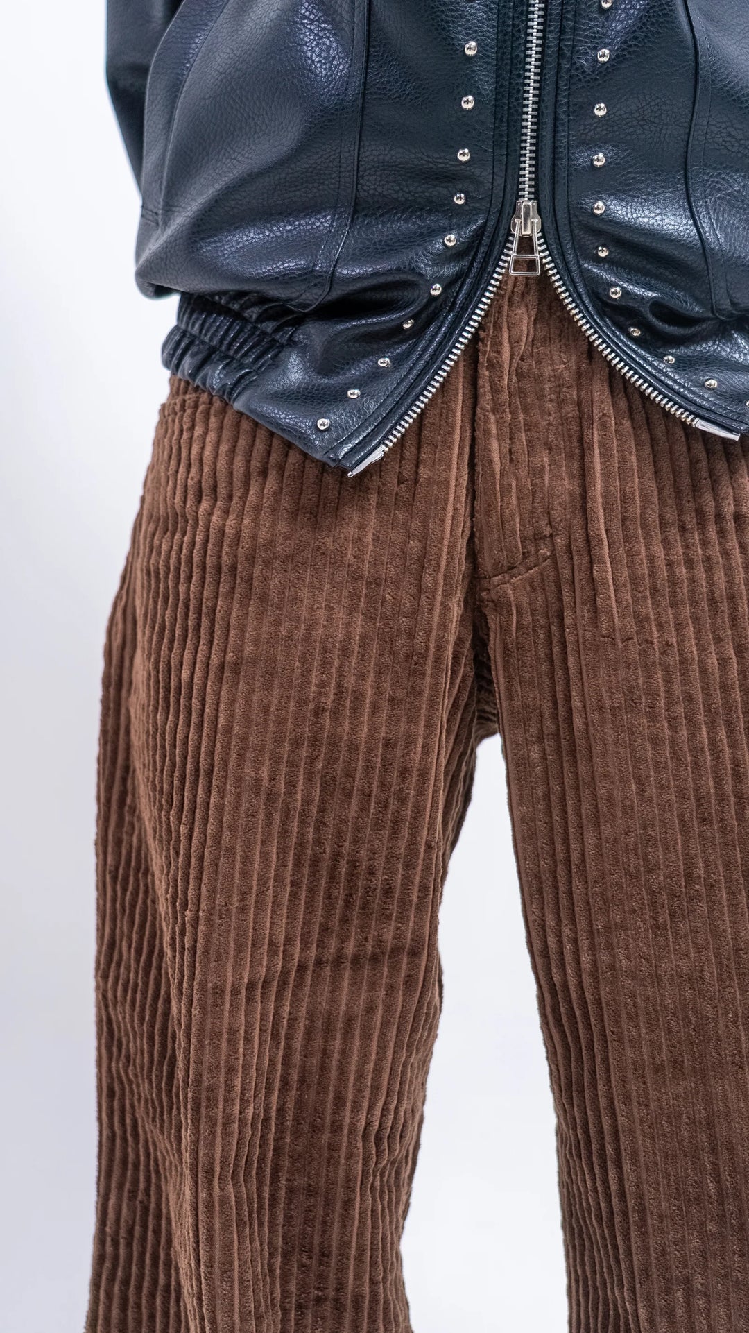 ワイドストレートコーデュロイパンツ