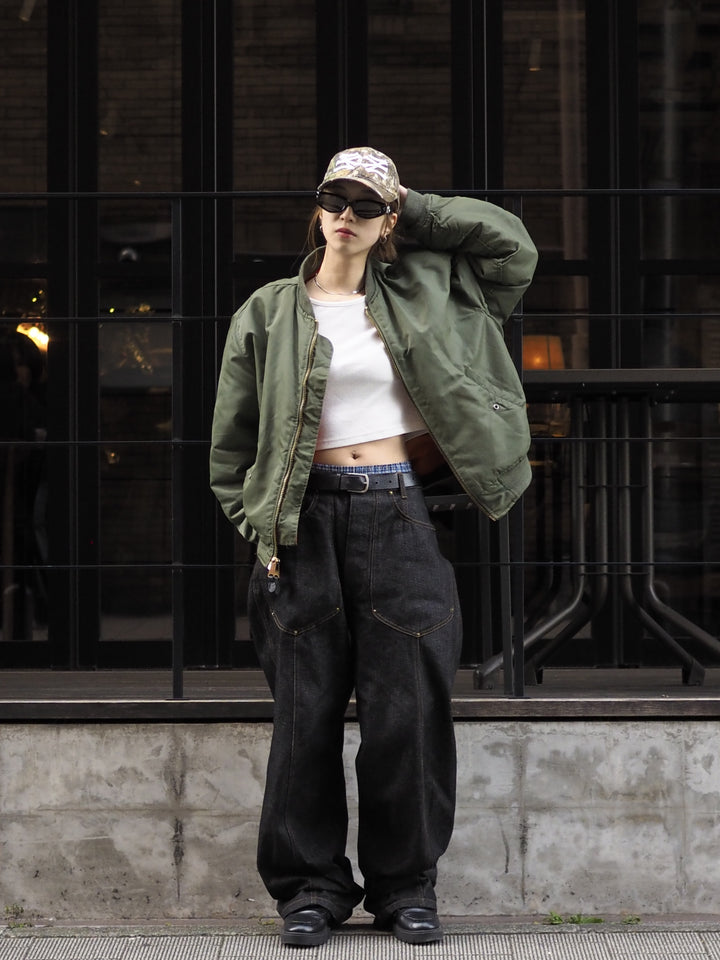 Heavy ounce Rigid Baggy Denim/ヘビーオンス リジット バギーデニム