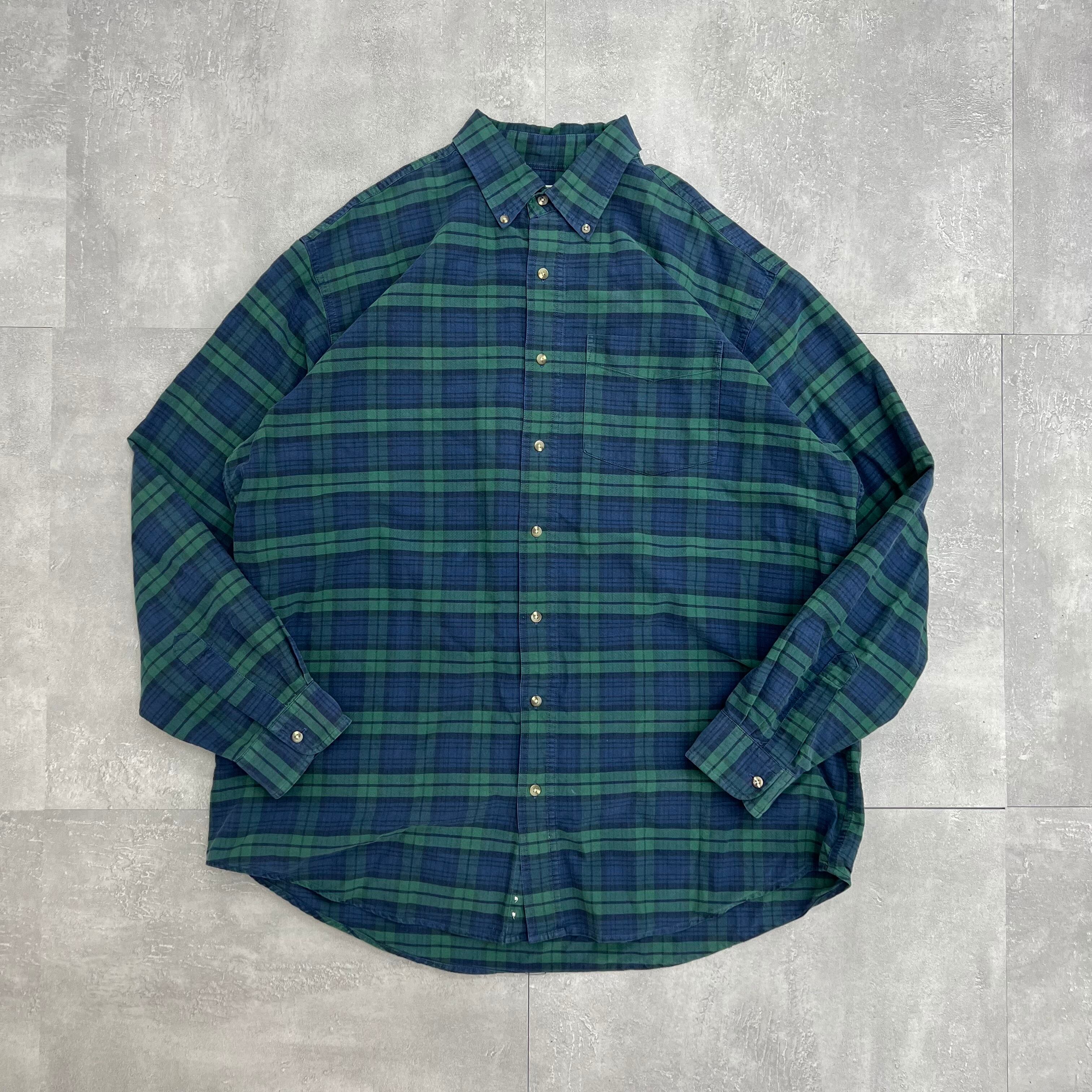 927 L.L.Bean/エルエルビーン Check Shirts/チェックシャツ サイズXL