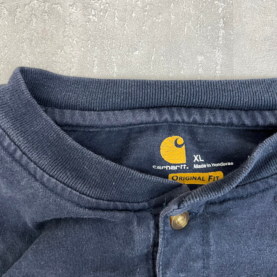 #56 Carhartt/Carhartt Henley Pocket L/S Tee Size XL