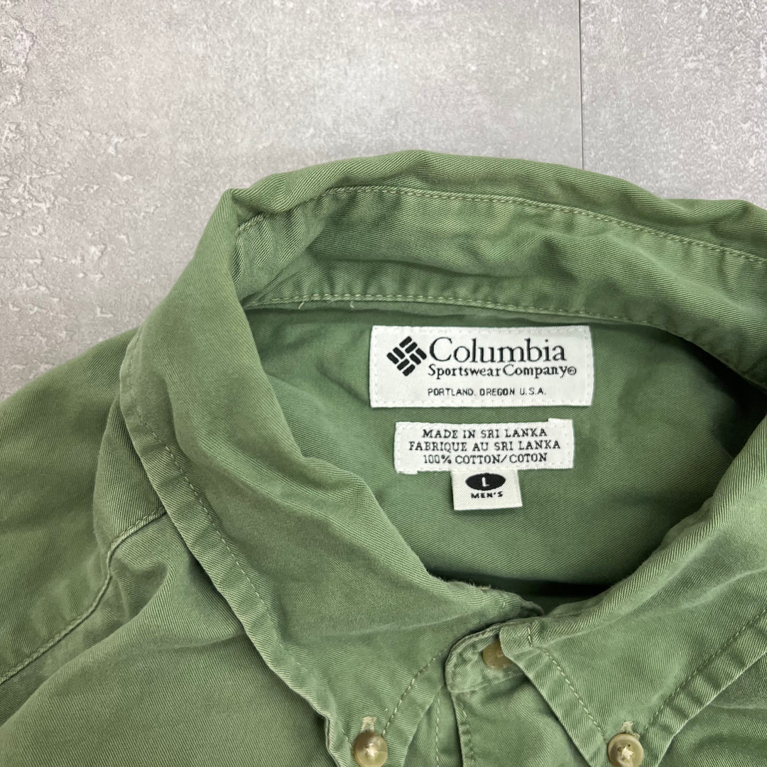 #496 Columbia／コロンビア Solid Shirts／ソリッドシャツ サイズL