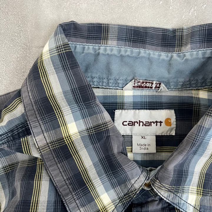 #355 Carhartt/カーハート Check Shirts／チェックシャツ サイズXL