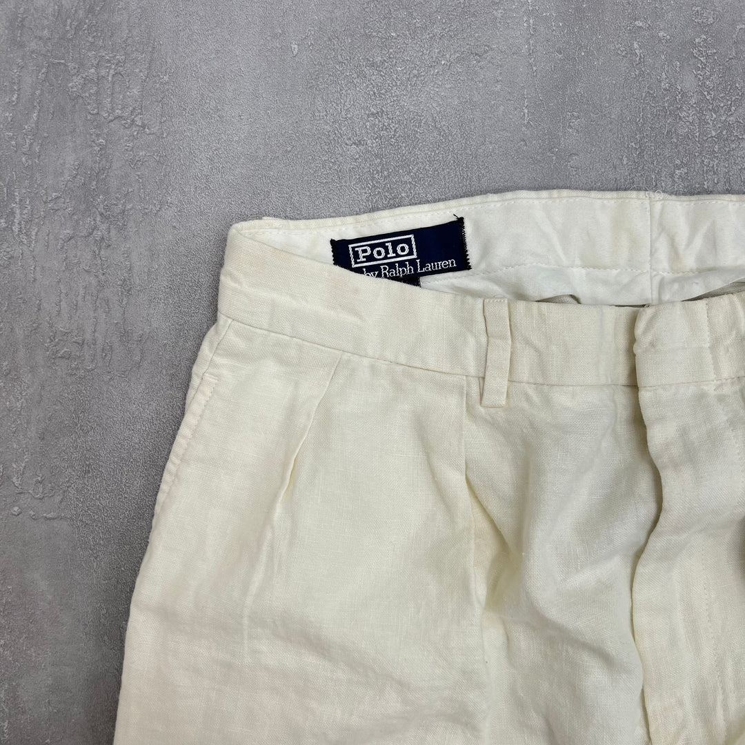 #817 Ralph Lauren Linen Slacks W33