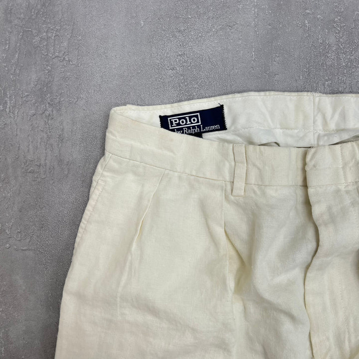 #817 Ralph Lauren/ラルフローレン Linen Slacks/リネンスラックス W33