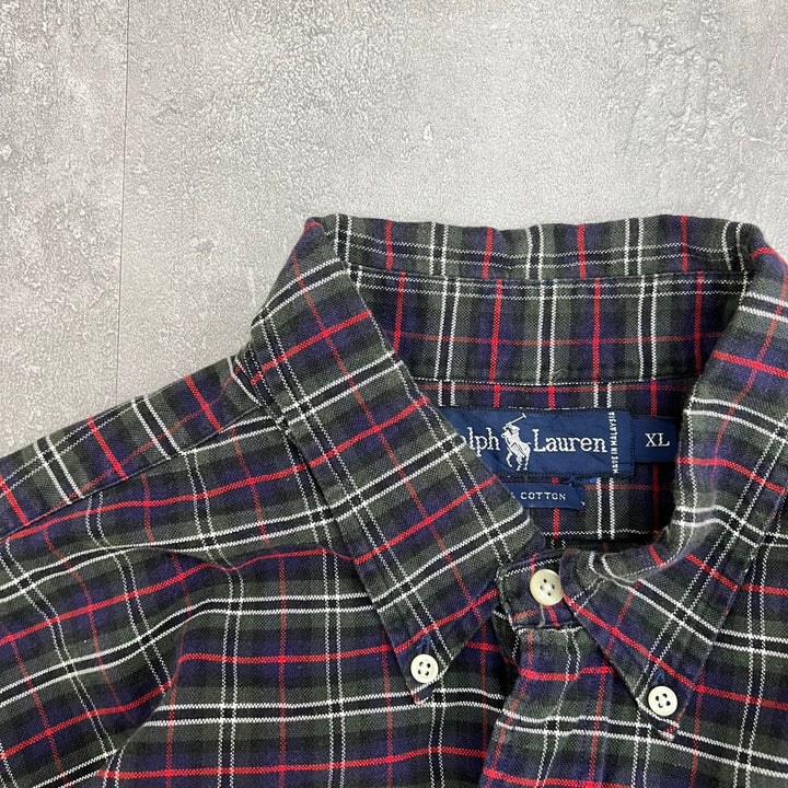 #949 Ralph Lauren/ラルフローレン L/S Check Shirts/チェックシャツ サイズXL